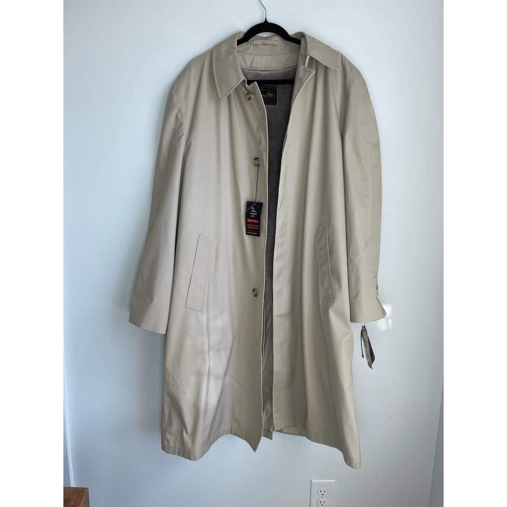 NWT Vintage Botany 500 Jackets & Coats | Beige Trench Coat | Size: L